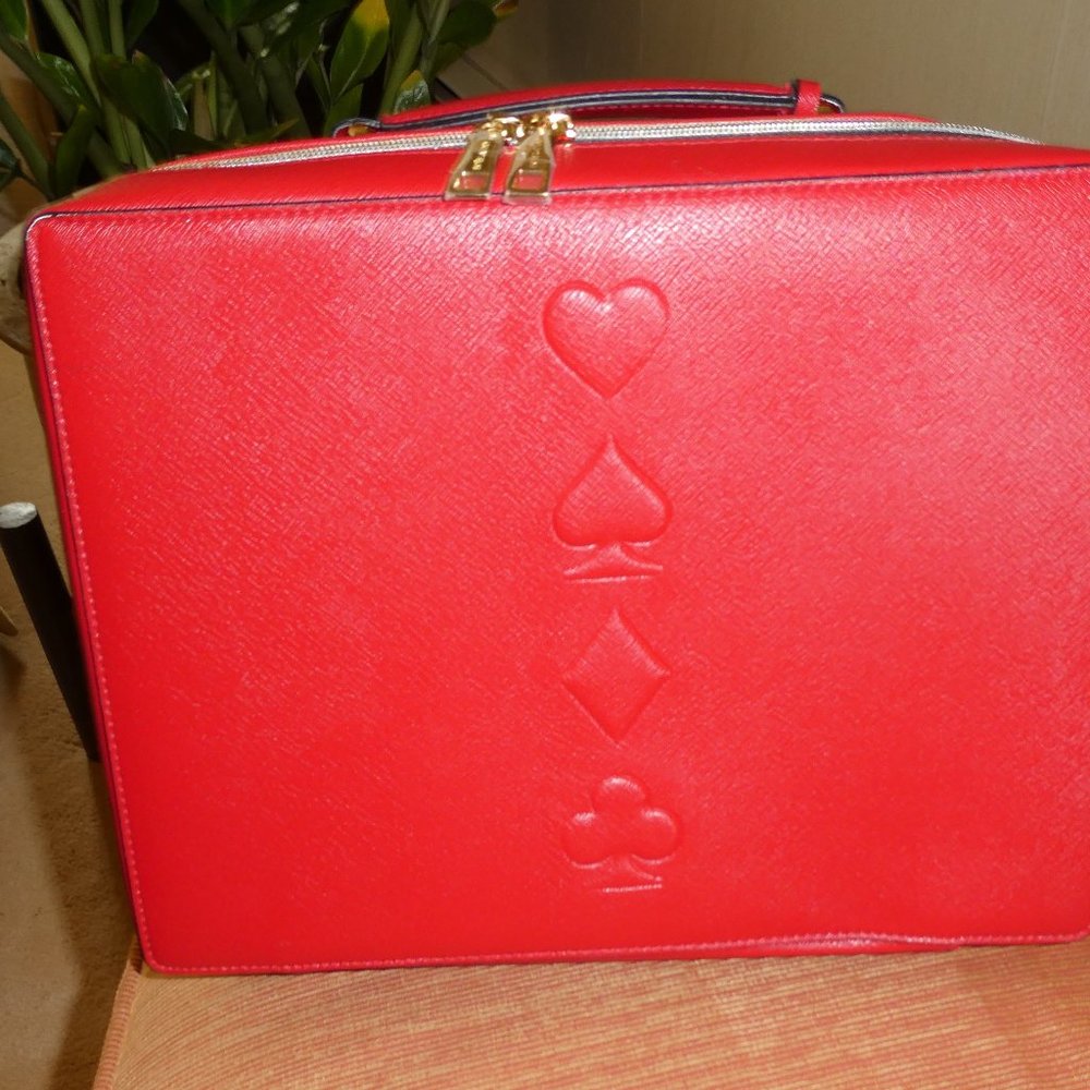 NEW ESTEE LAUDER VEGAN RECTANGULAR ZIPPERED LARGE BAG-LOOK!